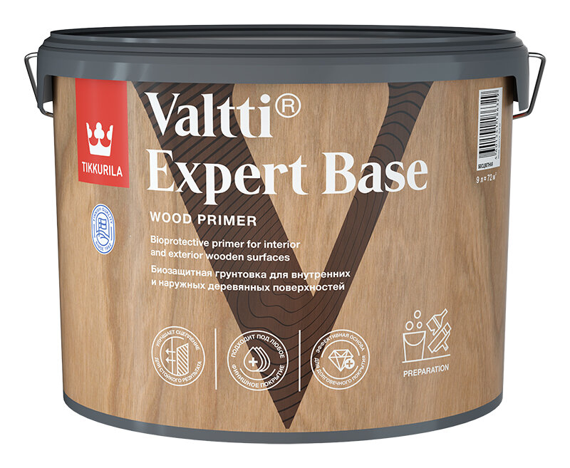 Грунтовка Tikkurila Valtti Expert Base высокоэффективная биозащитная