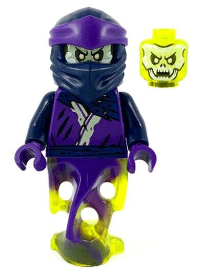 Минифигурка Lego njo644 Ghost - Legacy, Skull Face / Ghost Ninja Karenn