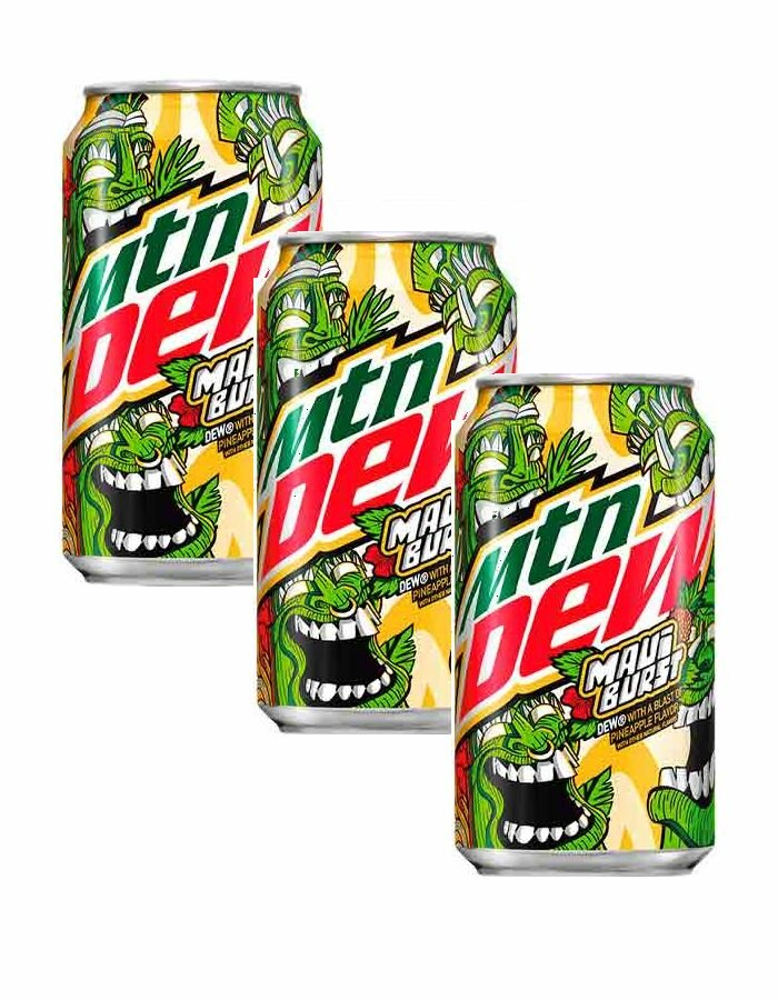 Газированный напиток Mountain Dew Maui Burst 355 мл х 3 шт