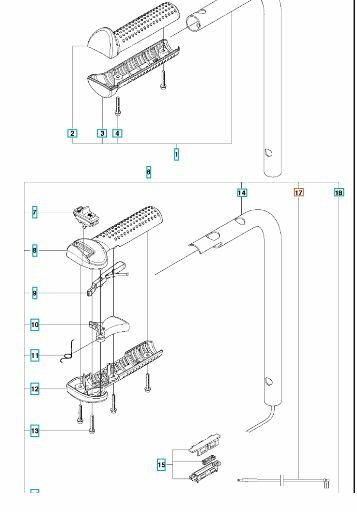 фото Кабель 500мм. бензопилы Husqvarna 365H 5441183-02