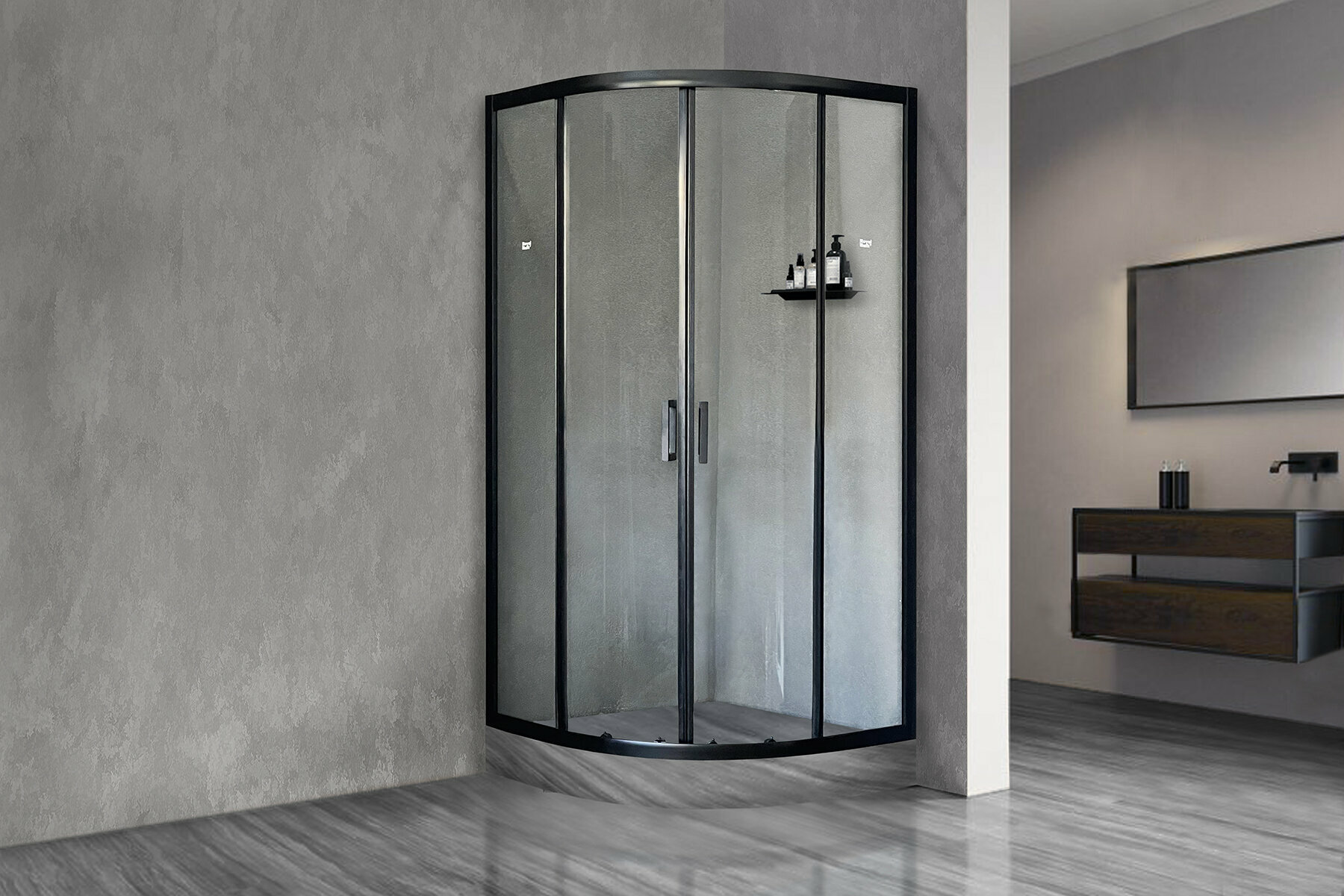 фото Душевой уголок 90х90х185 (прозрачное)Royal Bath