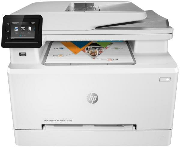 МФУ лазерное HP Color LaserJet Pro M283fdw, цветн., A4, белый