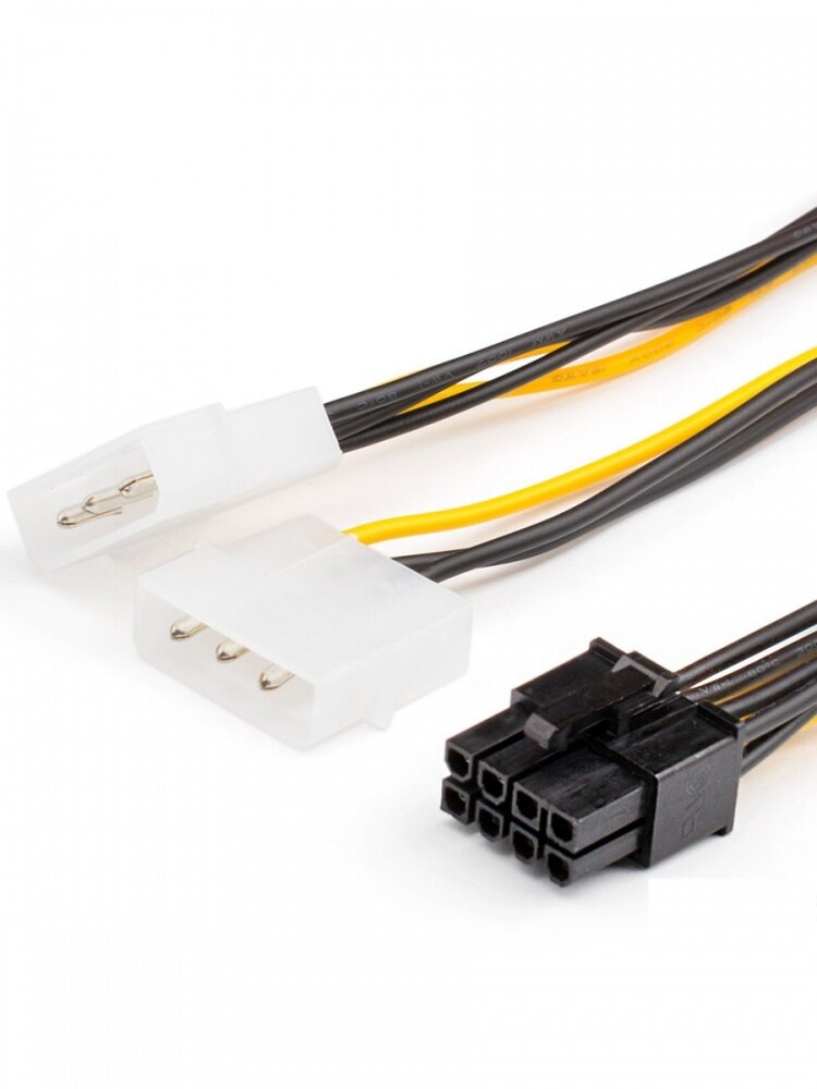 фото Переходник питания для видеокарт Pro Legend8 pin to 2 molex (Video power), 15 см