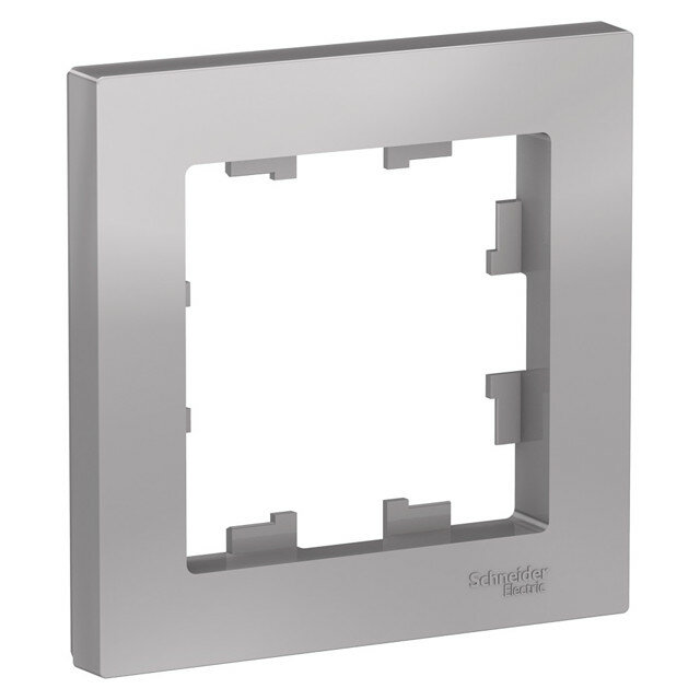 фото рамка 1 пост SYSTEME ELECTRIC Atlas Design алюминий