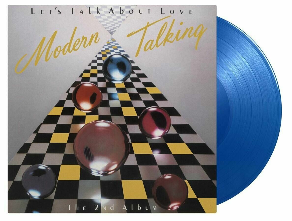 Виниловая пластинка Modern Talking. Lets Talk About Love. Translucent Blue (LP)