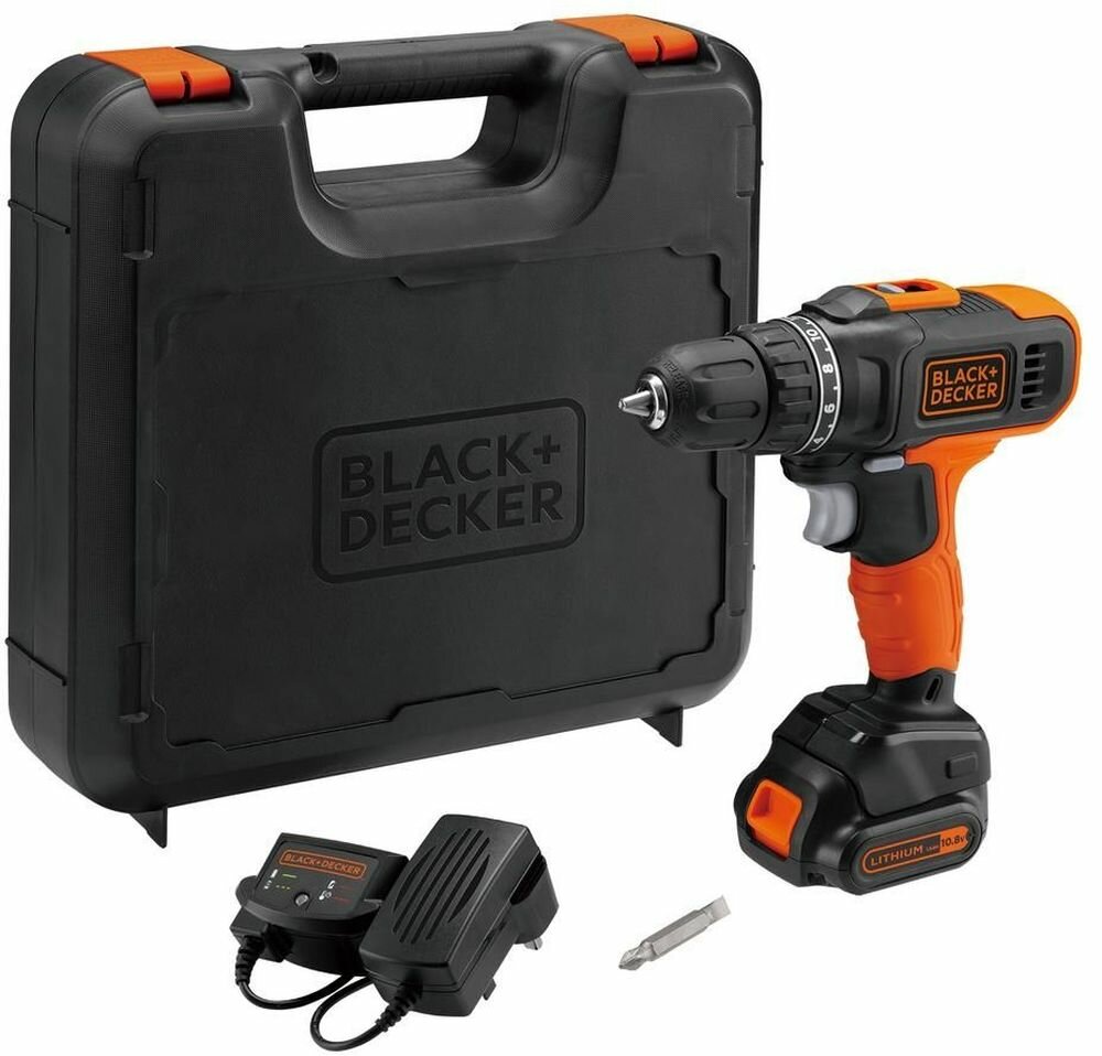 Аккумуляторная дрель-шуруповерт BLACK+DECKER BCD7122CK