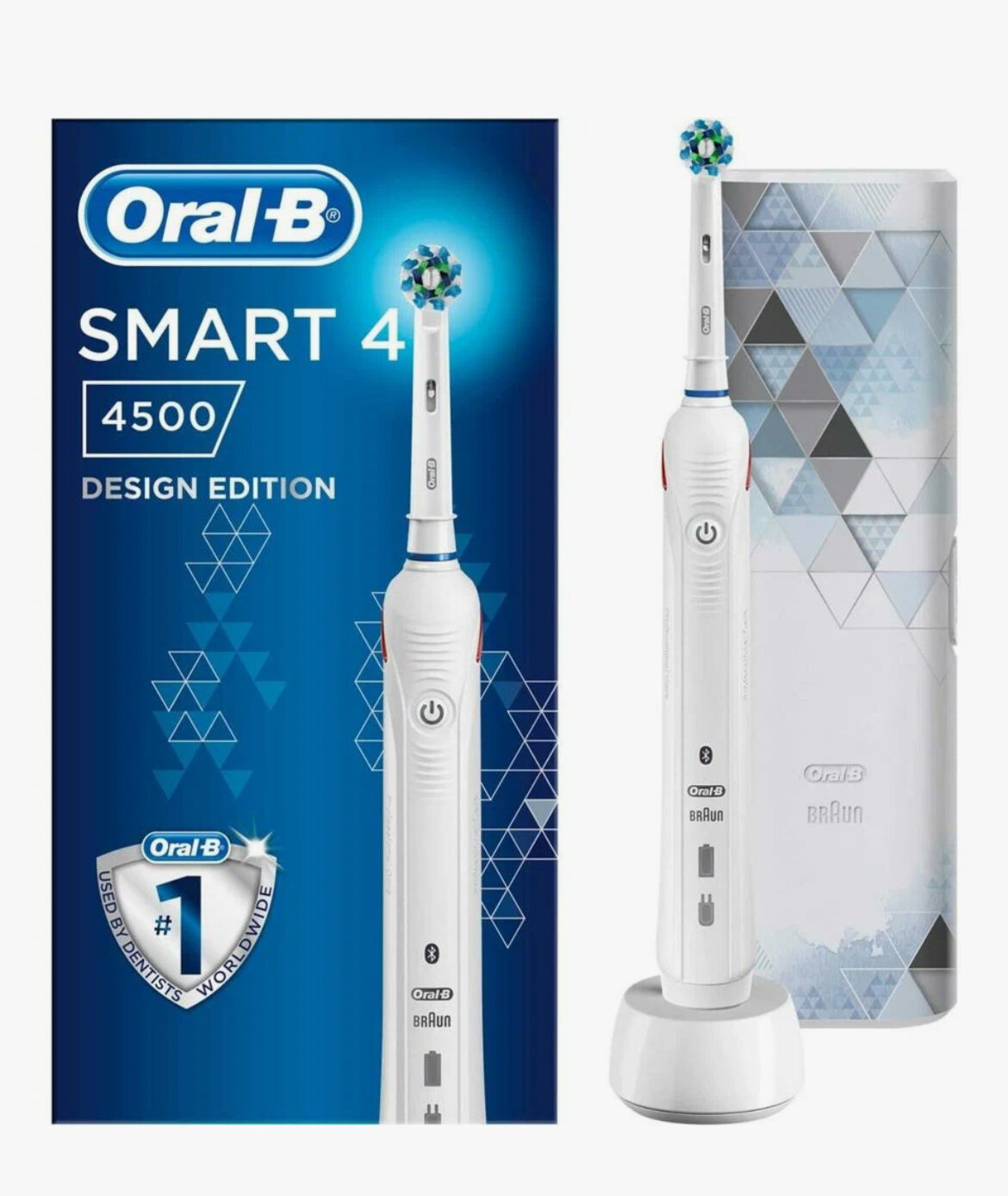 Зубная щетка Oral-B Smart 4500 White Design Edition