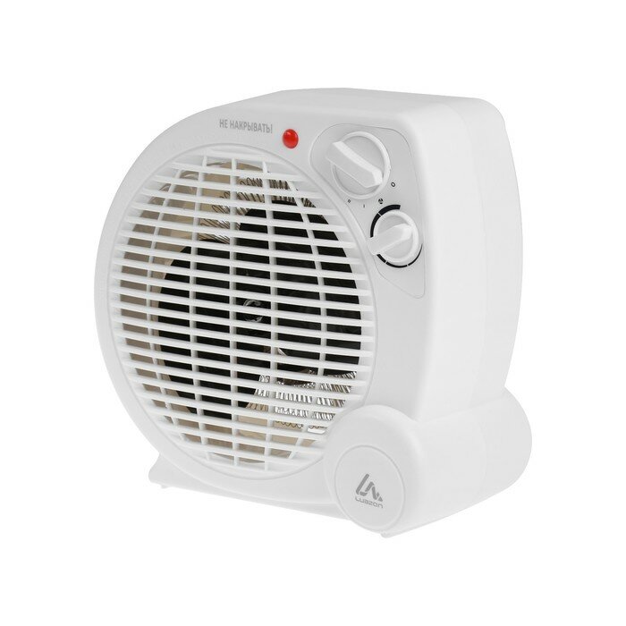 фото Тепловентилятор Luazon LTO-04, напольный, 2000 Вт, 2 режима, до 20 м², белый для дома