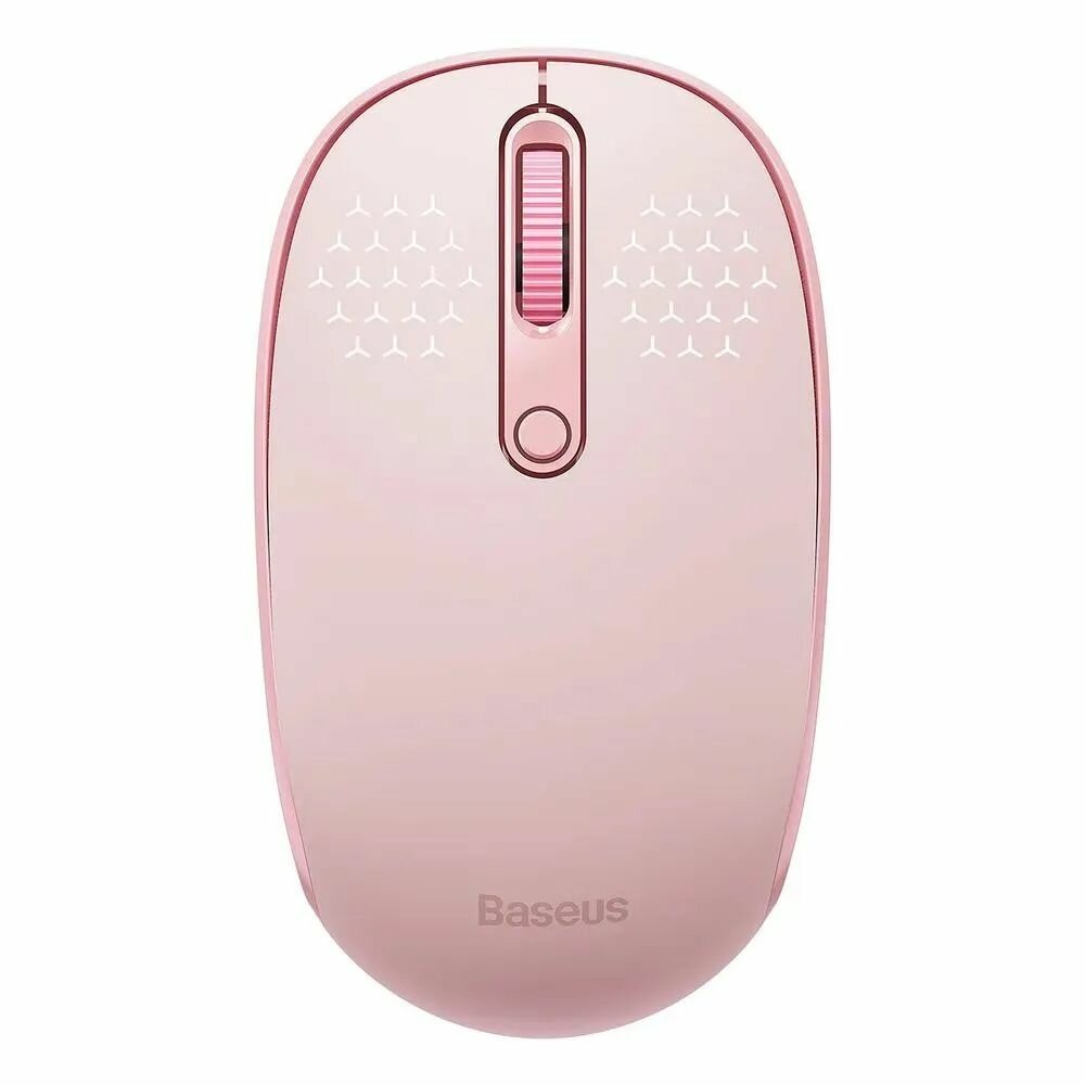 Трехрежимная беспроводная мышь Baseus F01B (2.4Ghz BT3.0 BT5.0) B01055503413-00 розовая