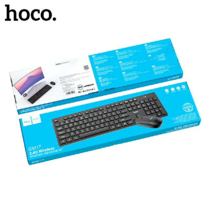 Набор проводная клавиатура + мышь HOCO GM17 (English Version)