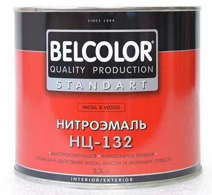 Belcolor Белколор Эмаль НЦ-132 черная 17кг