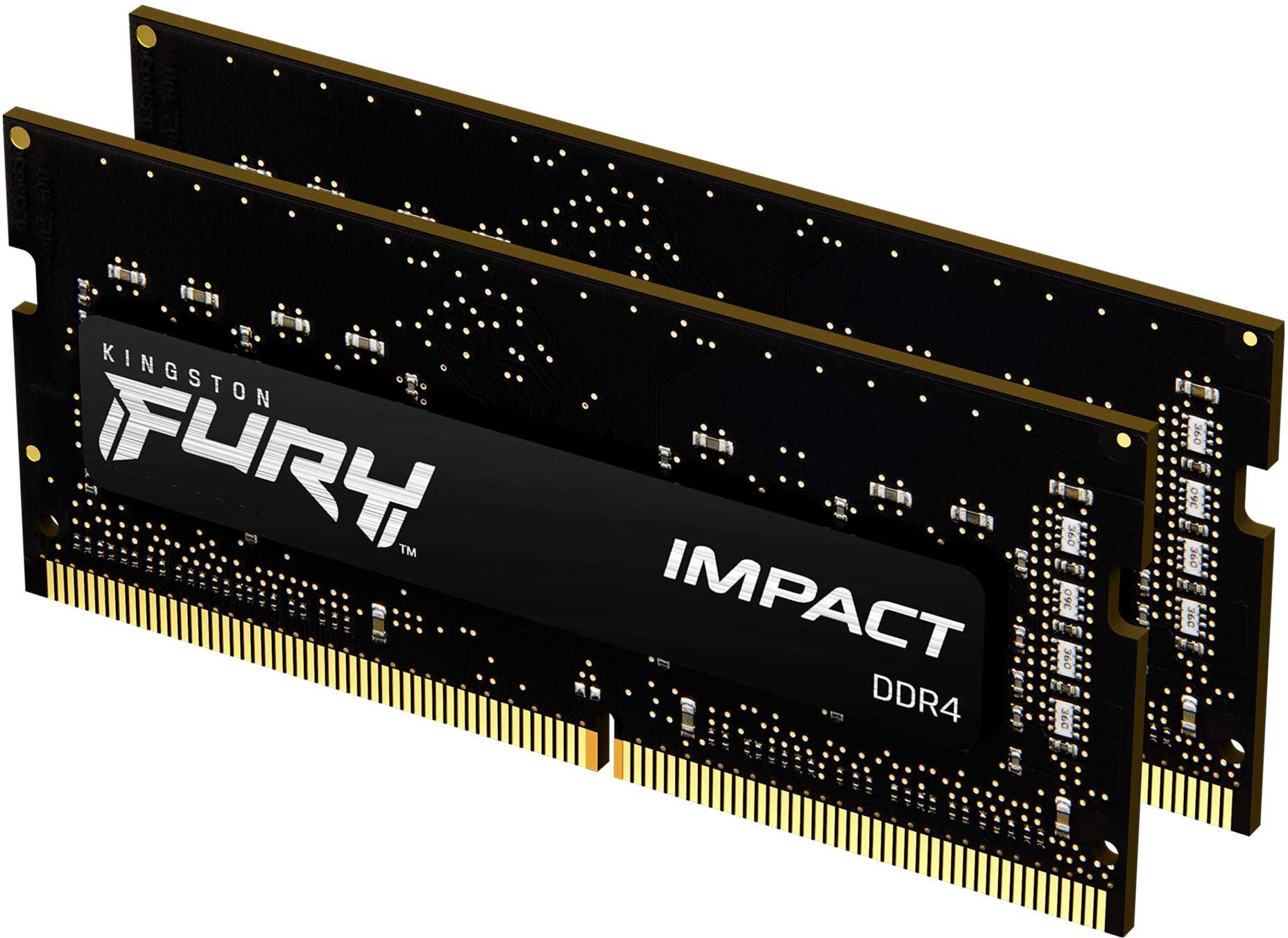 Память DDR4 8Gb 3200MHz Kingston KF432S20IBK2/16 Fury Impact RTL PC4-25600 CL20 SO-DIMM 260-pin 1.2В