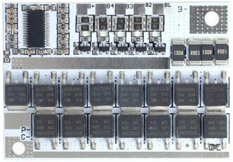 BMS-контроллер 5S/100A для Li-Ion ячеек 21V 18650, 26650.
