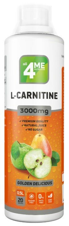 ALL4ME L-Carnitine concentrate 3000 (500мл) Яблоко-груша