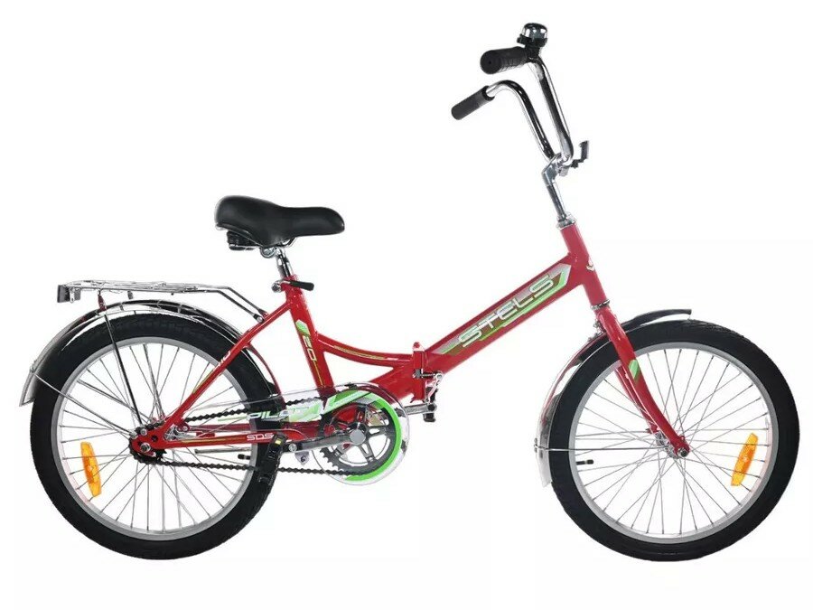 Складной велосипед Stels Pilot 410 C 20 Z010 год 2023 цвет Красный ростовка 13.5