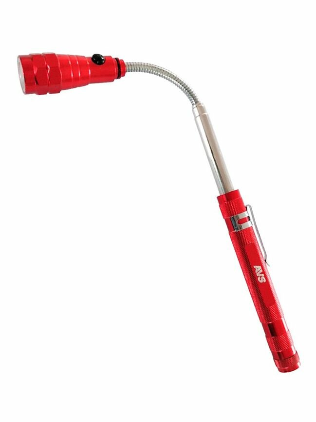 фото Фонарь светодиодный ручной алюминиевый с магнитным наконечником и телескопической ручкой AVS ALM-3L