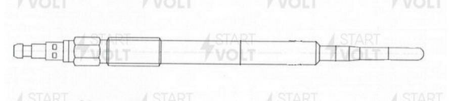 STARTVOLT Свеча накаливания VAG PASSAT (05-)/TOURAN (03-) 2.0TDI