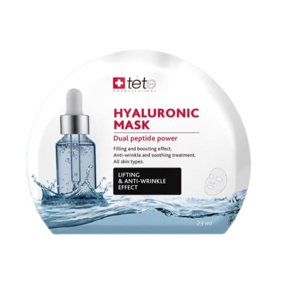 Hyaluronic Mask Lifting&Anti-wrinkle effect Маска тканевая с лифтинг эффектом, 1 шт