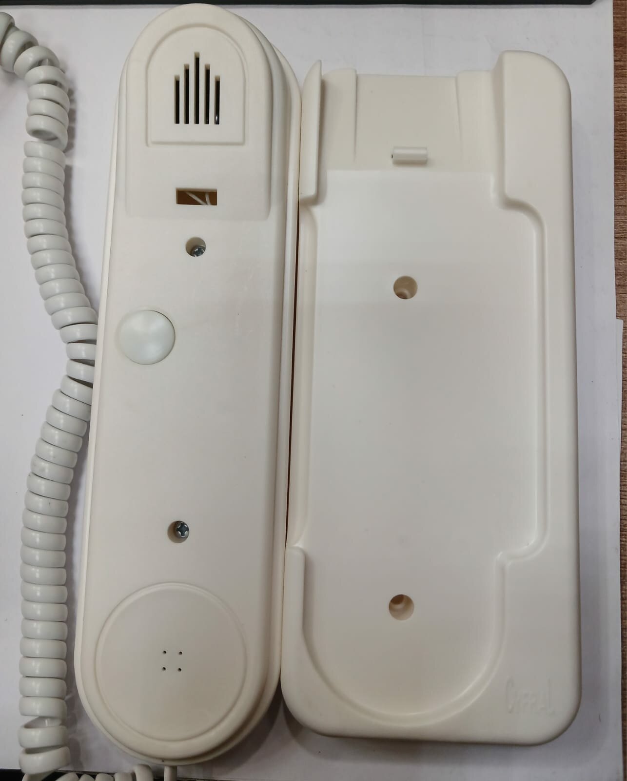 фото Трубка для домофона CYFRAL КМ беж