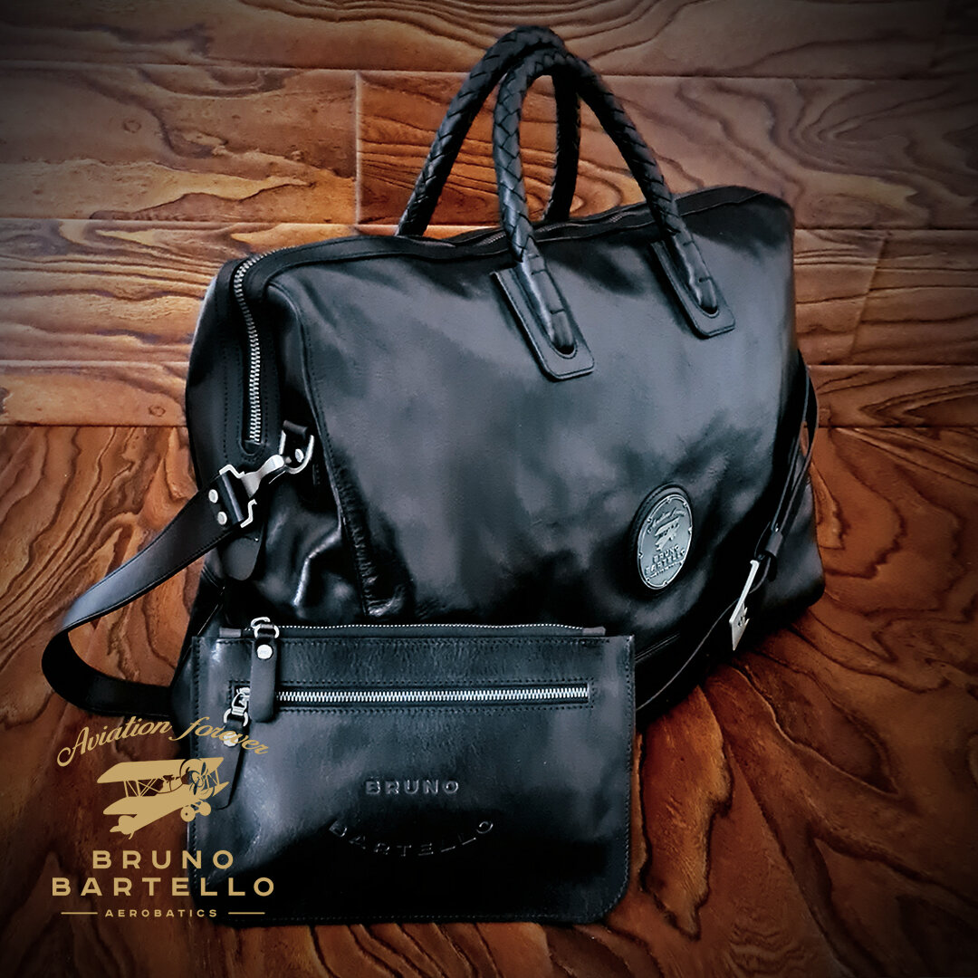 Дорожная сумка из натуральной кожи Bruno Bartello ( Италия) - фотография № 2