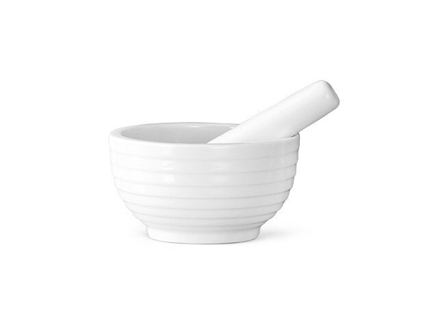 фото 14162 FISSMAN Ступка 12x6,5 см с пестиком (фарфор)