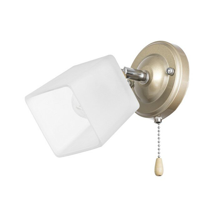 фото Бра "Сигма" 1х60Вт Е27 Золото, хром 18х10х19см