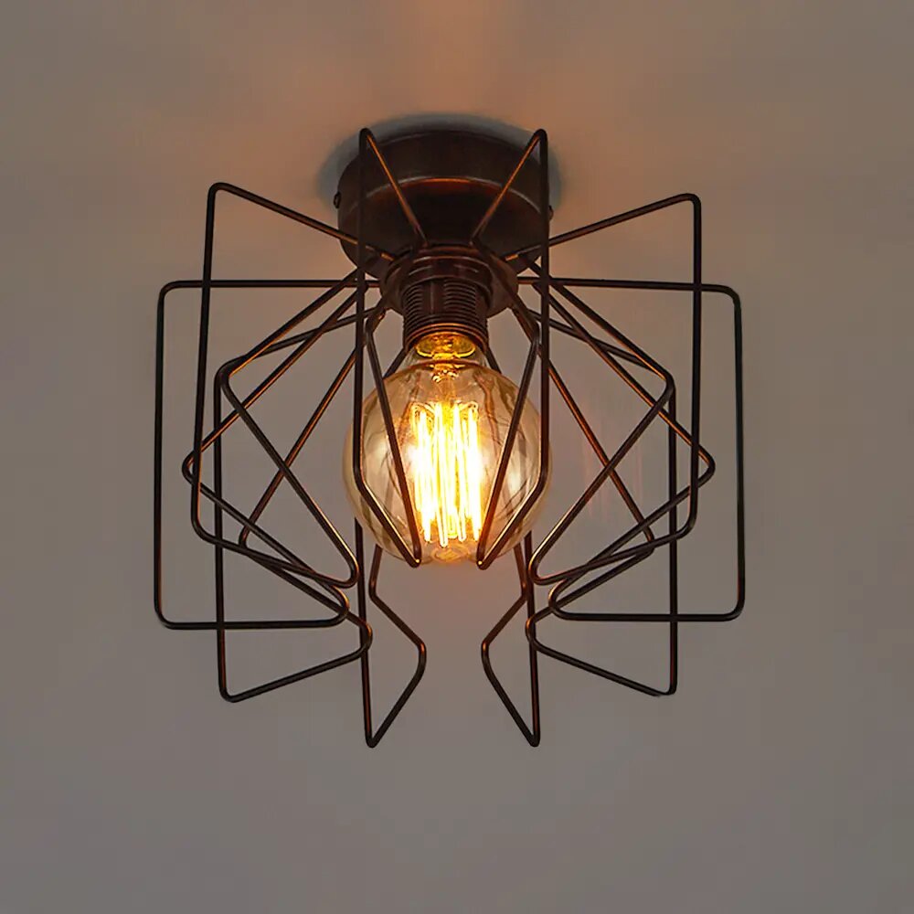 фото Люстра потолочная Vitaluce Скорпиус 1 лампа 3м² Е27 цвет черный матовый