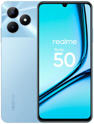 Смартфон Realme Note 50 3Гб 64Гб Небесный Голубой 6.7", IPS, 1600*720, 8*1.8ГГц, 13+0.08Мп, 5Мп, 4G, 5000мАч, And 13