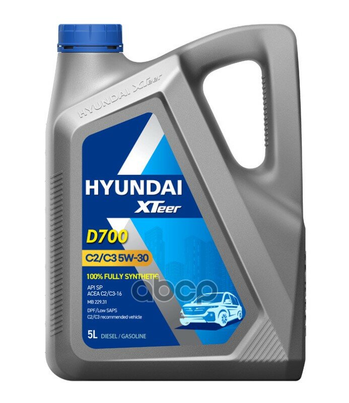 HC-синтетическое моторное масло HYUNDAI XTeer Diesel Ultra C3 5W-30