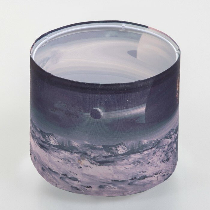 фото Абажур "Марсианка" серый Е27 20х20х17 см