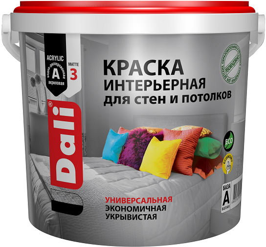 Краска акриловая DALI Professional для стен и потолков