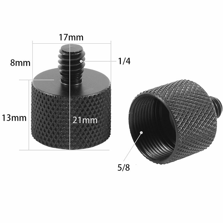 Переходник для фотооборудования винт 1/4' - гайка 5/8'