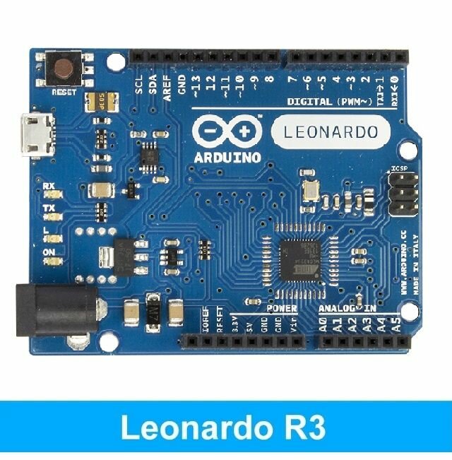 Контроллер Arduino Leonardo R3 (без USB провода)