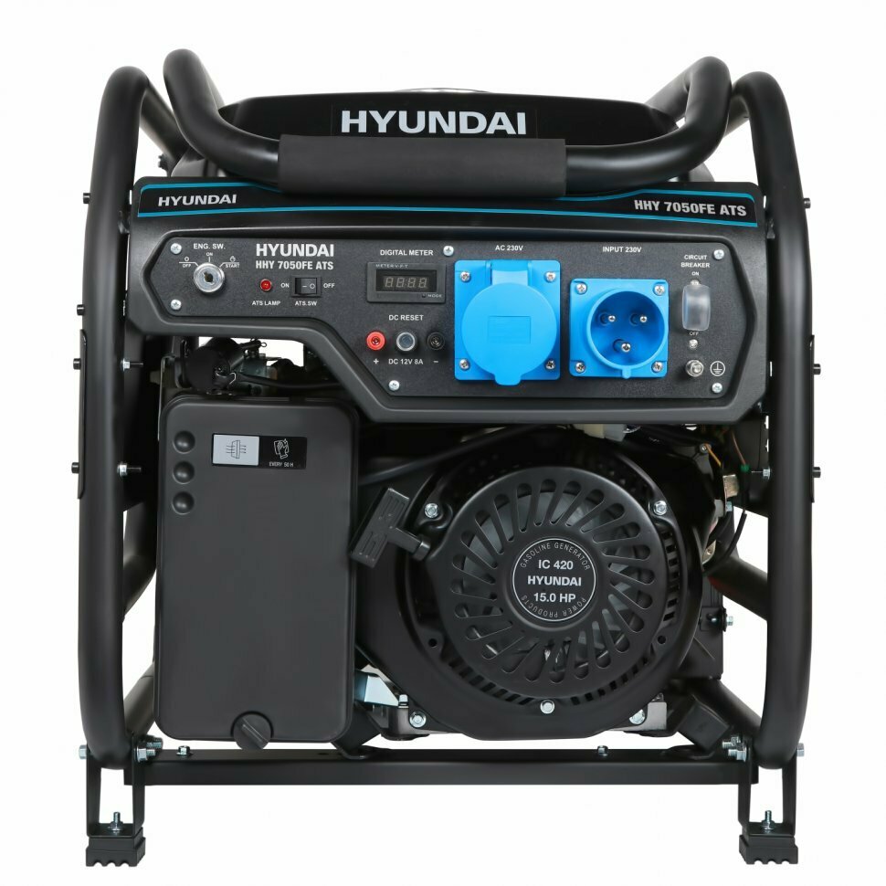 фото Бензиновый электрогенератор Hyundai HHY 7050FE ATS
