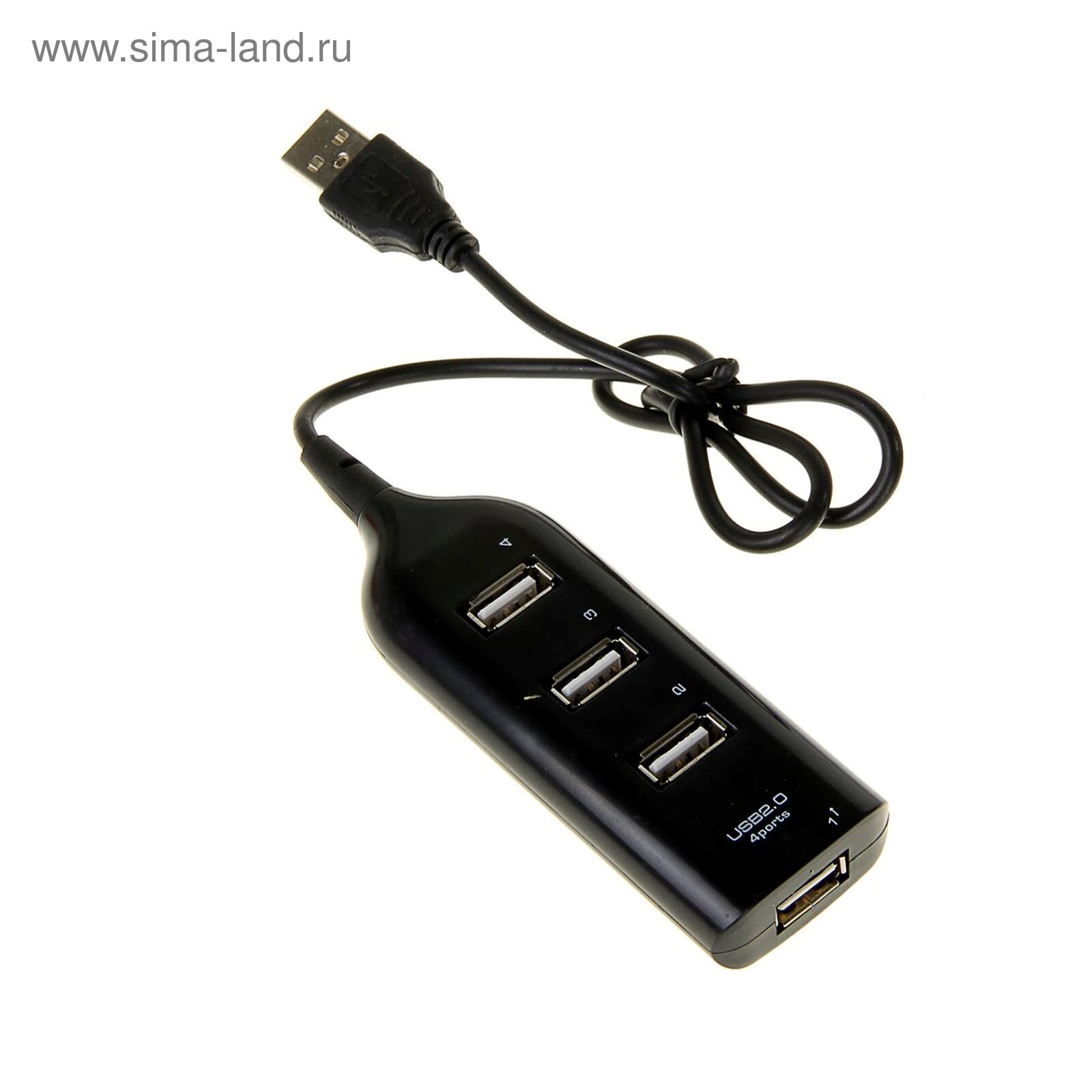 USB-разветвитель (HUB) LuazON HGH-63009 на 4 порта микс