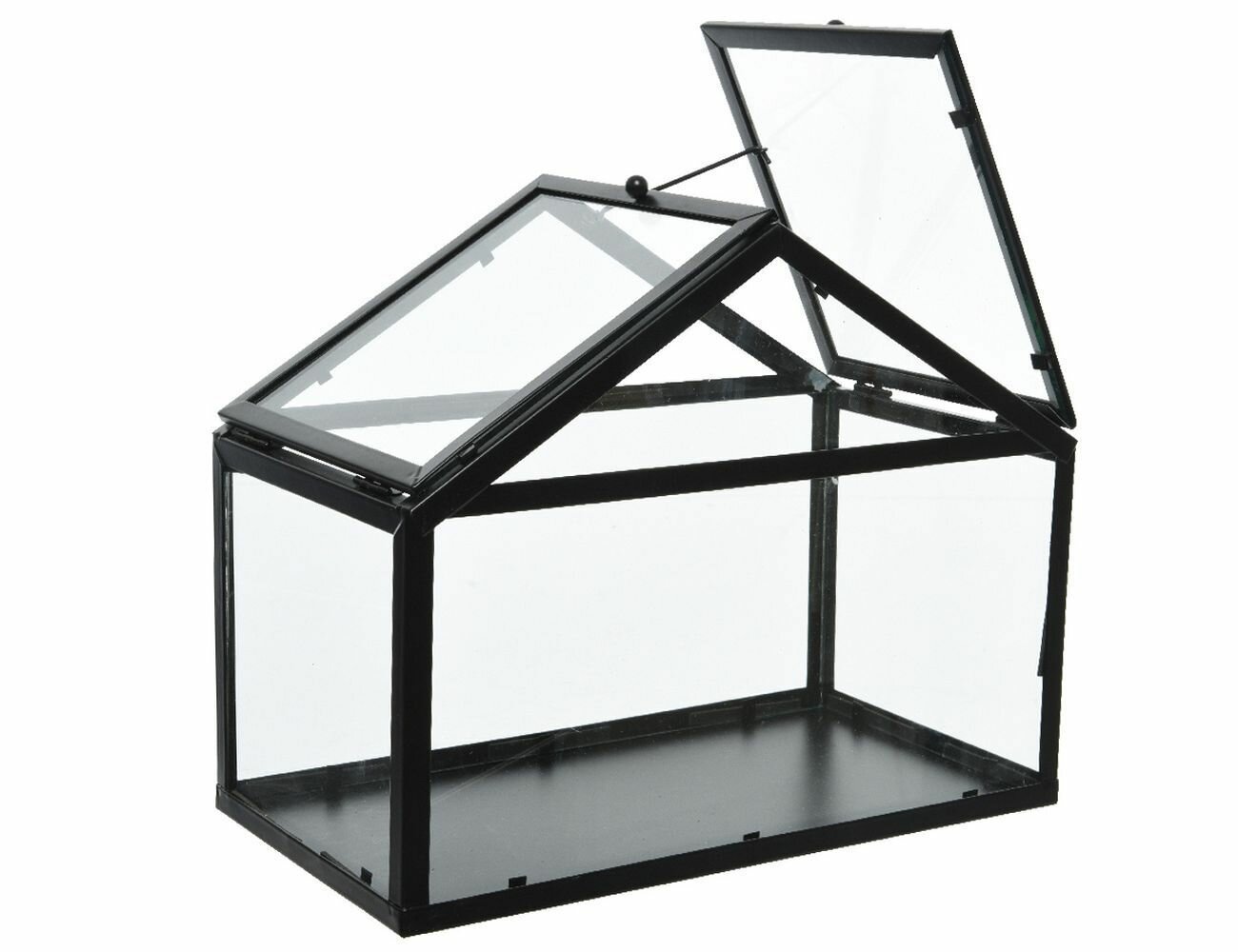 фото Парник для дома и балкона домик-садик, стекло, 45х35 см, Kaemingk 829268