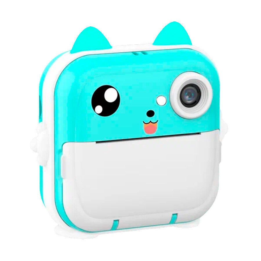 Детская камера Kid Joy, 200DPI, Bluetooth 5.1, поддержка приложения, RGB подсветка (Q5) - синяя