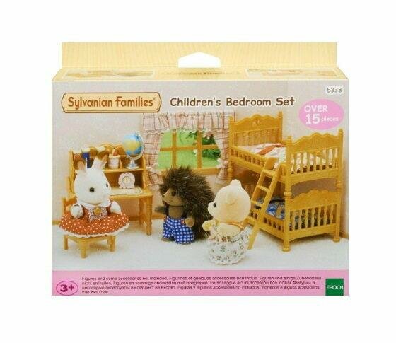 Мебель для фигурок Sylvanian Families "Детская комната с двухэтажной кроватью", с аксессуарами, в коробке