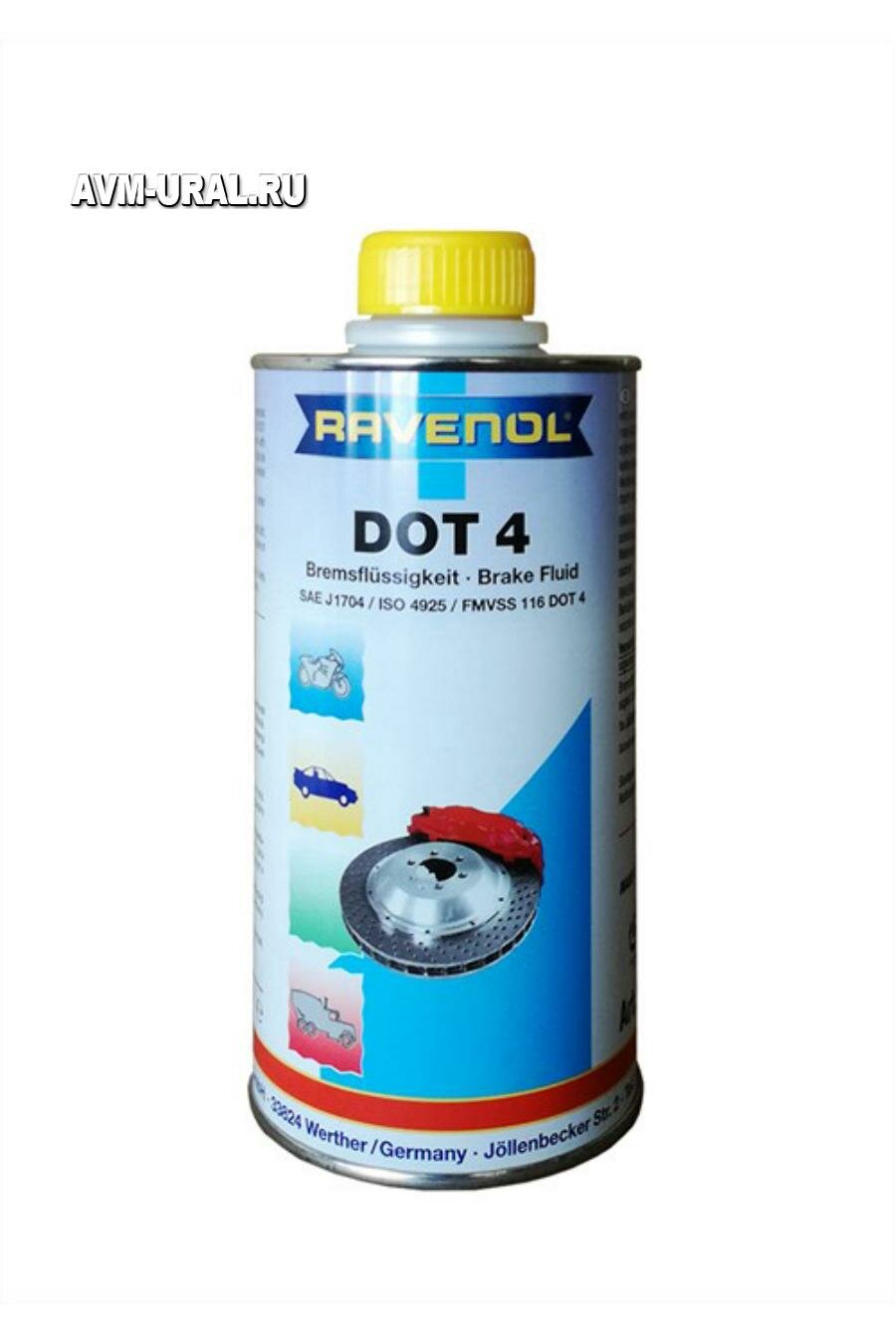 RAVENOL 4014835692152 Жидкость тормозная Ravenol DOT 4