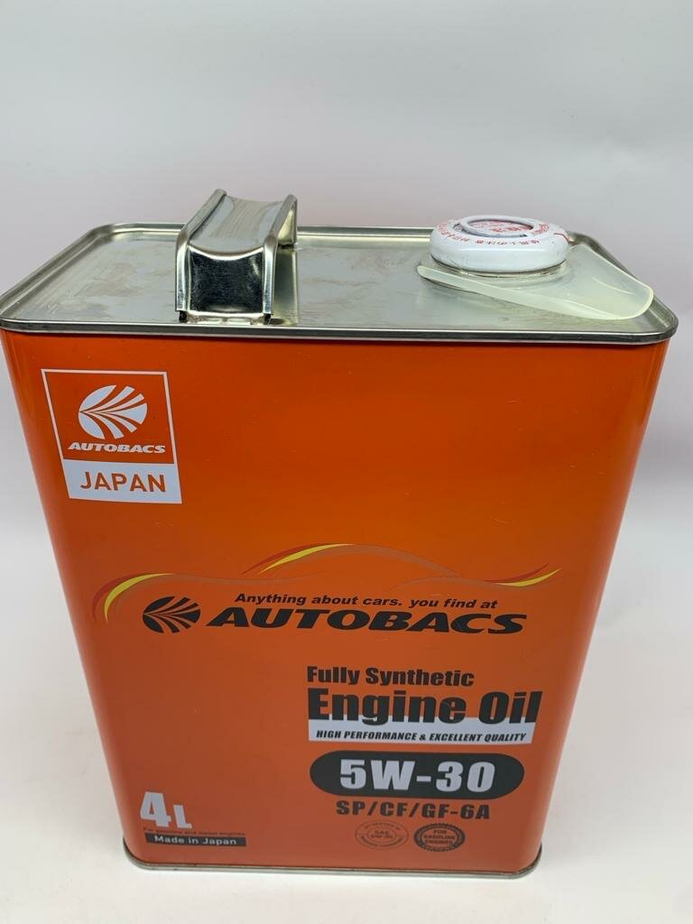 Полусинтетическое моторное масло Autobacs Fully Synthetic 5W-30 SN/CF/GF-5