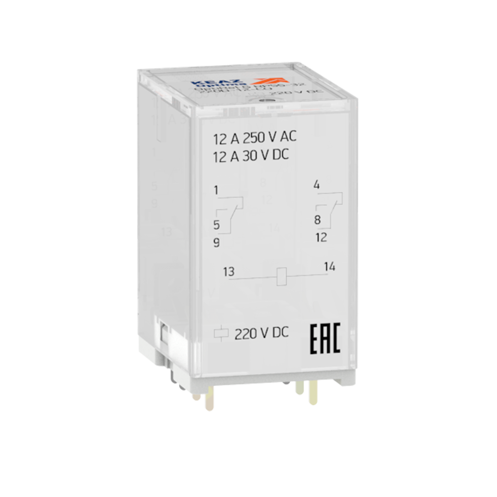 фото Реле промежуточное OptiRel G RP55-32-24D-12-CO-G/TI 281075 КЭАЗ