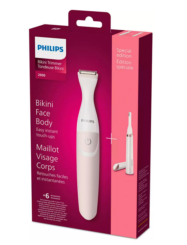 Триммер Philips Women`s Bikini Trimmer Precision (BRT387/90) - фотография № 7