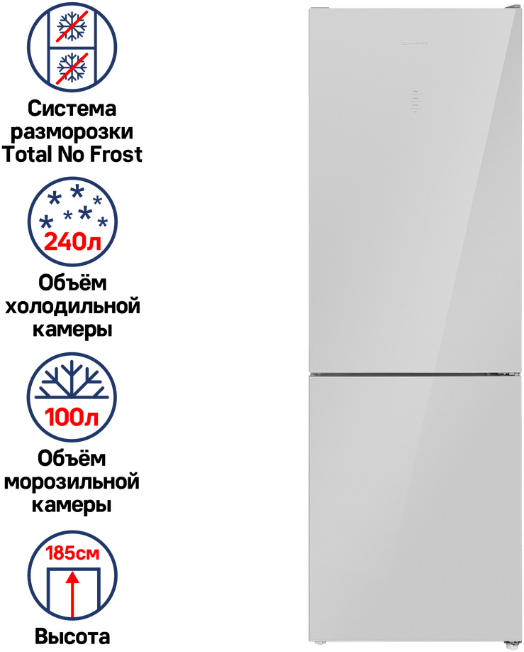 фото Холодильник Maunfeld MFF185NFS