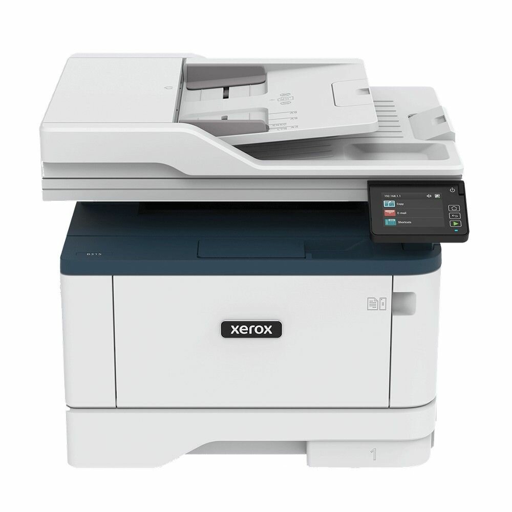 МФУ Xerox Монохромное лазерное WorkCentre B315V_DNI A4, Лазерное, 42 стр/мин, P/C/S/F, Дуплекс, Нагрузка (max) 80K в месяц, 40-sheet ADF, 250+1 стр. -