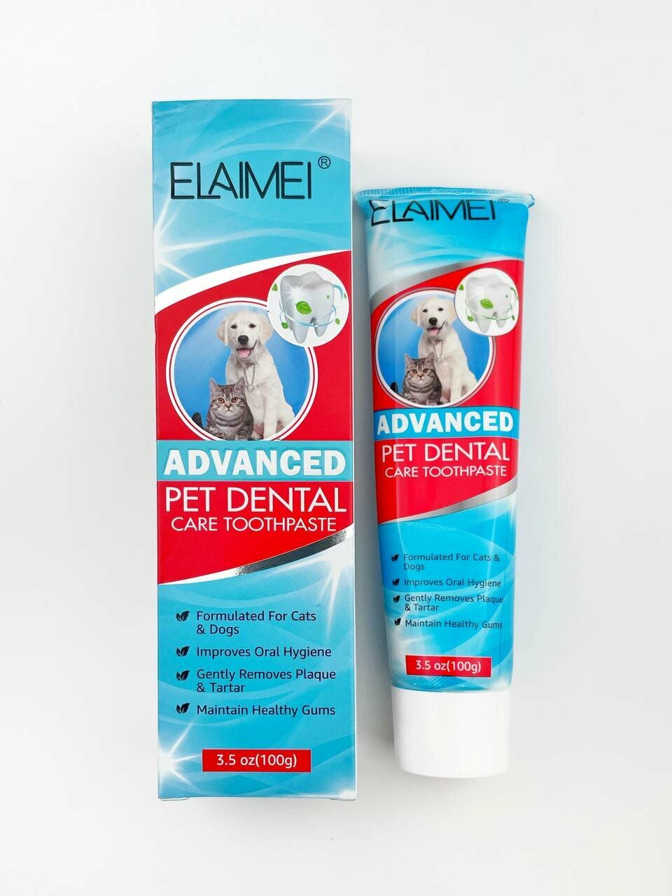 Elaimei Advanced Pet Dental зубная паста для ухода за питомцами - фотография № 10