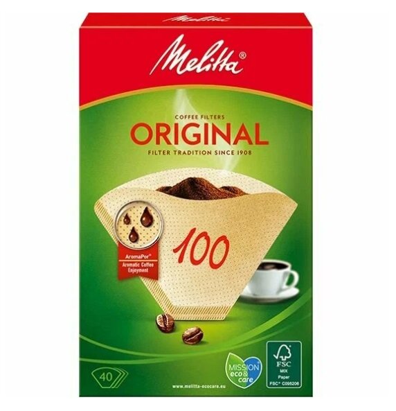 Фильтры для кофемашины Melitta Original 100/40 шт