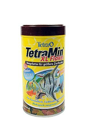 Тетра 204317 TetraMin XL Flakes Корм для крупных декоративных рыб, крупные хлопья 500мл