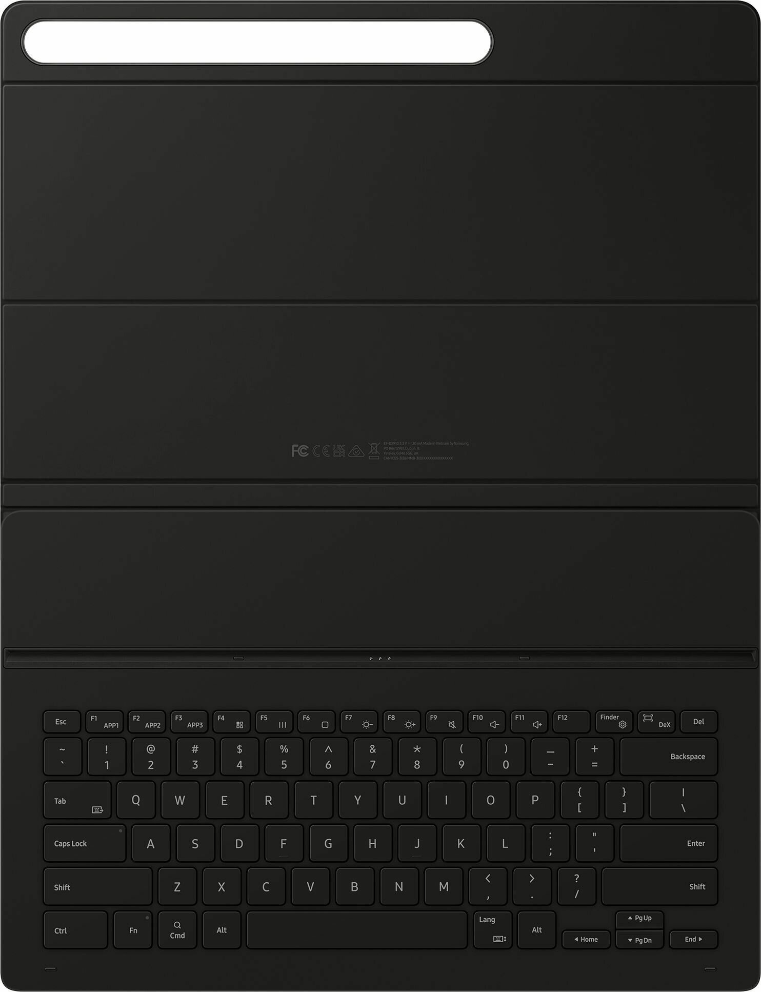 Чехол-клавиатура EF-DX910BBRGRU Samsung Book Cover Keyboard для Galaxy Tab S9 Ultra черный