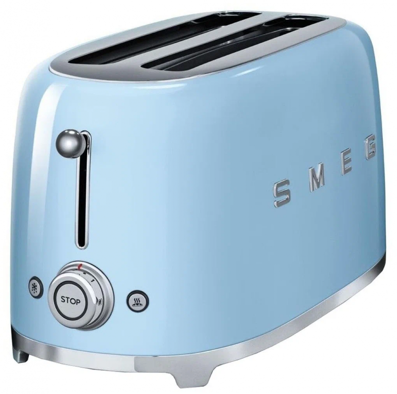 Тостер Smeg TSF02PBEU, голубой