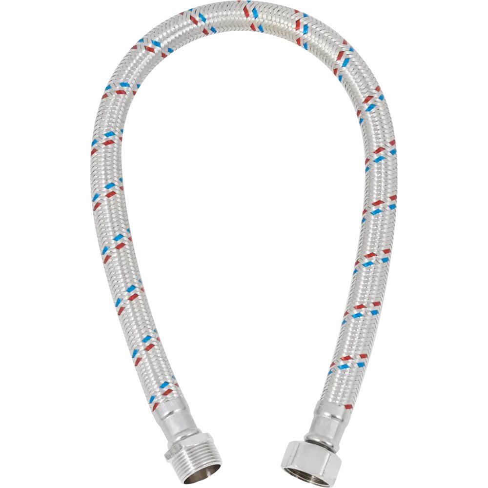 фото Гибкая подводка для воды дтрд 3/4" наружная-внутренняя резьба 100 см